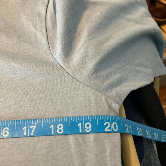 Gap T-Shirt Mens Sz S Jean-Michel Basquiat Blue Cotton Graphic Art Long Sleeve - Picture 7 of 9